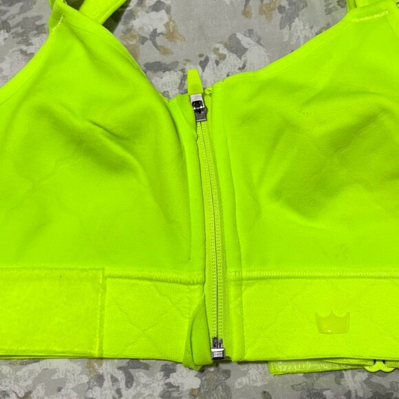 SHEFIT Ultimate Adjustable Sports Bra – Neon Yellow, Size Medium - Picture 3 of 6